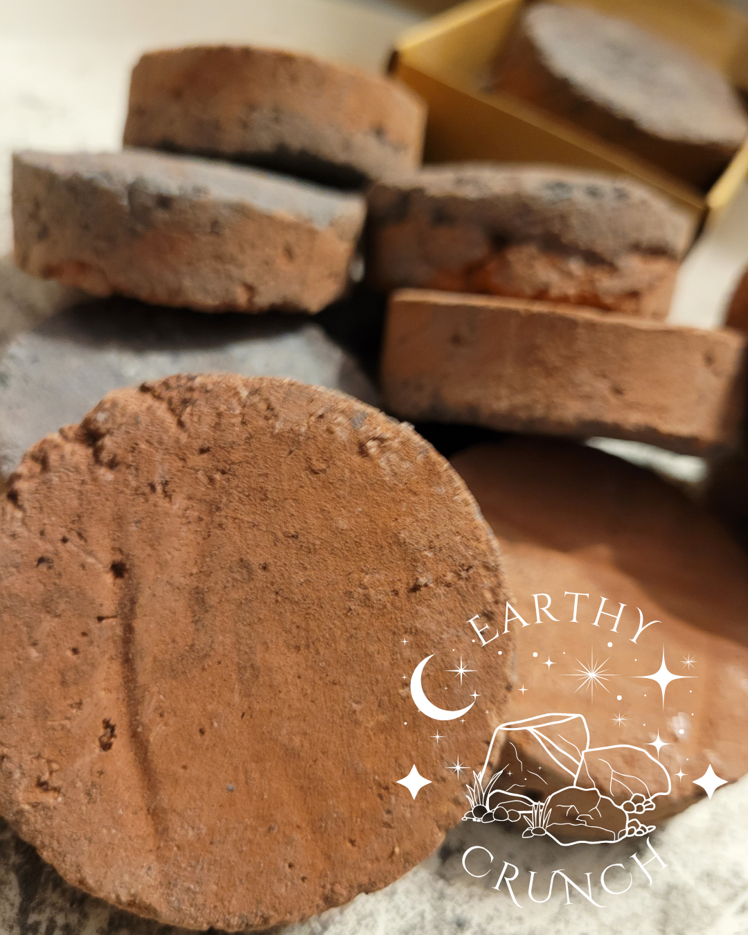 Dryfruit and Red Nak Pucks (x2) - Edible clay treats for Pica