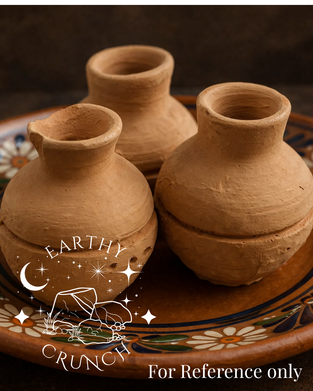 Mexican Cantarito Clay Pots (Whole) - Barrito Pedaceria de Cantarito - Mexican terracotta clay pots
