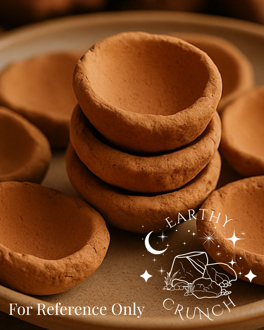 Indian Mini Hand-rolled Clay Pots - Terracotta for Pica/ Geophagia