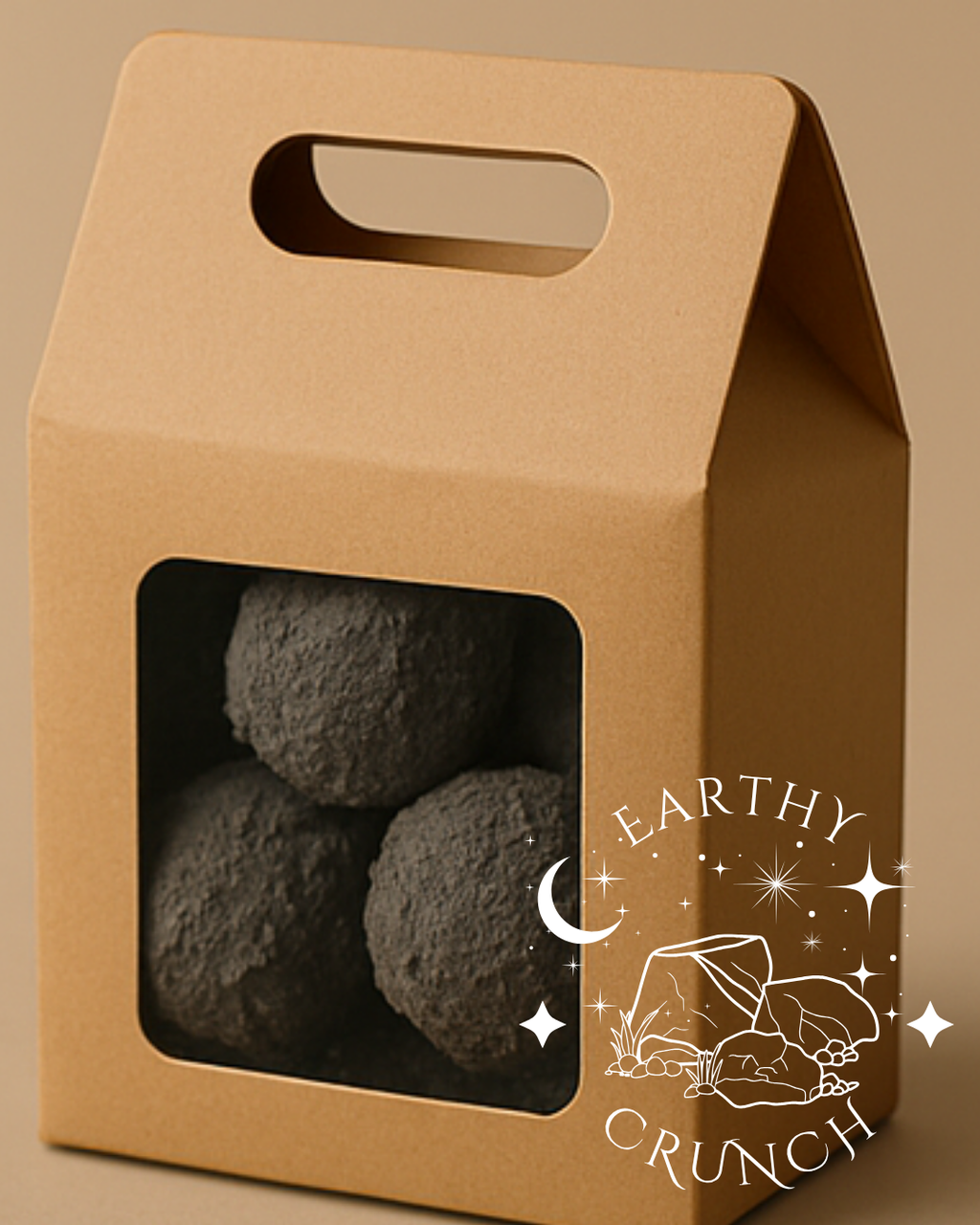 Black Barbecue Balls (215g) - Edible clay treats for Pica