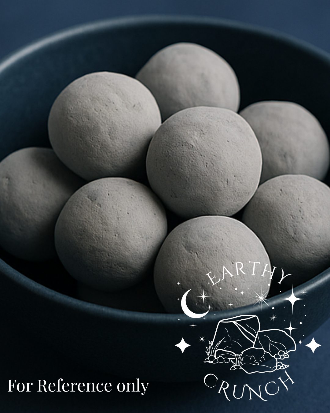 Black Slate Balls (x4) - Edible clay treats for Pica