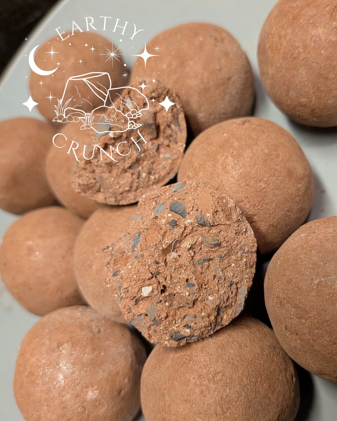 Bolas de humo rojas - Dulces de arcilla ahumados de la India