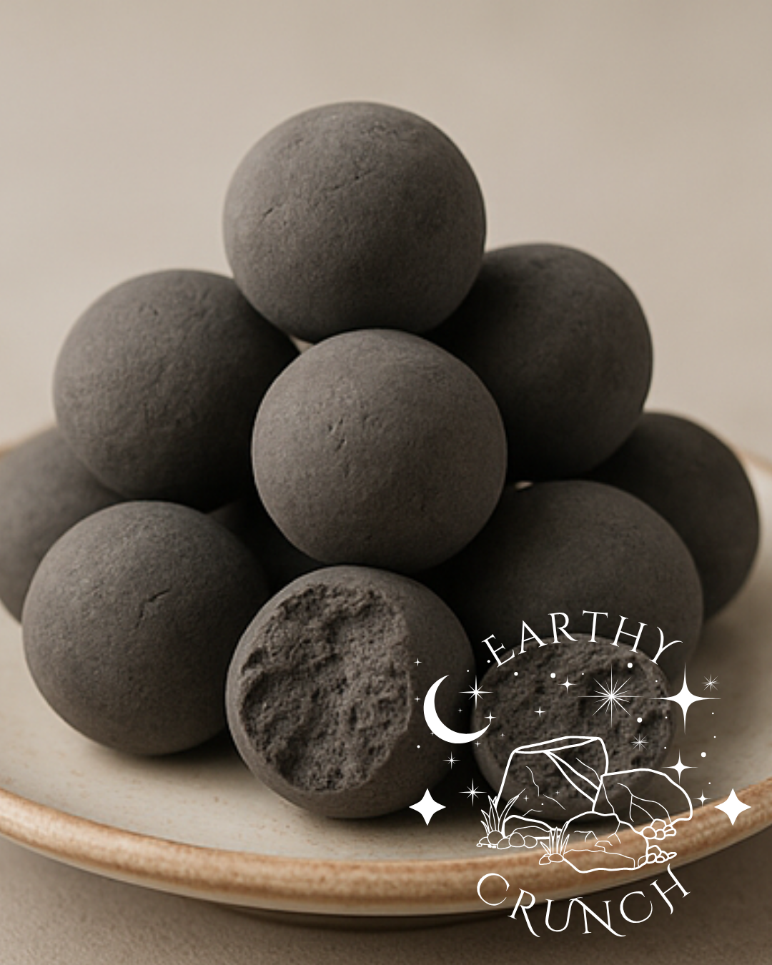 Black Candy Balls- Edible clay treats for Pica