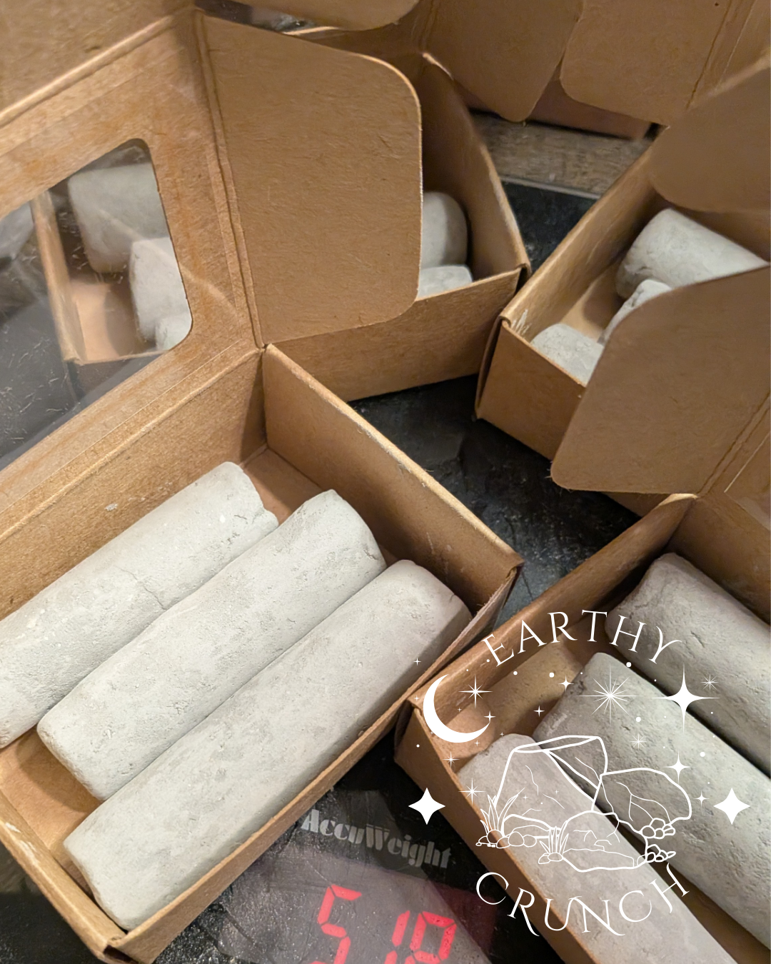 Black Slate Sticks - Edible Shale Stone treats for Pica/Geophagia