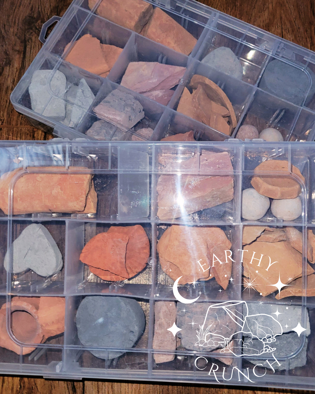 All Indian Clay Experience Sampler - Stash Box included - Edible clay treats for Pica