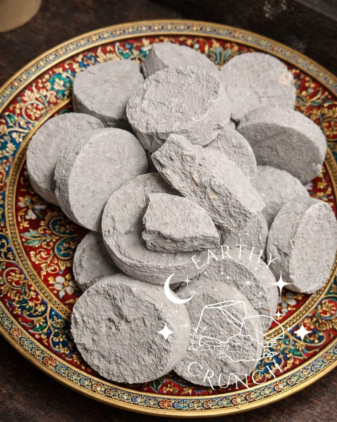 Grey Pucks/Slabs - Edible Clay treats for Pica/ Geophagia