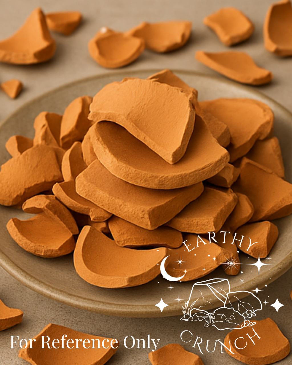 Soft Mexican Mini Clay Pots (Mini Crujientes De Barro) - Crumbs and Powder - Mexican terracotta (barro) clay pots for Pica/Geophagia