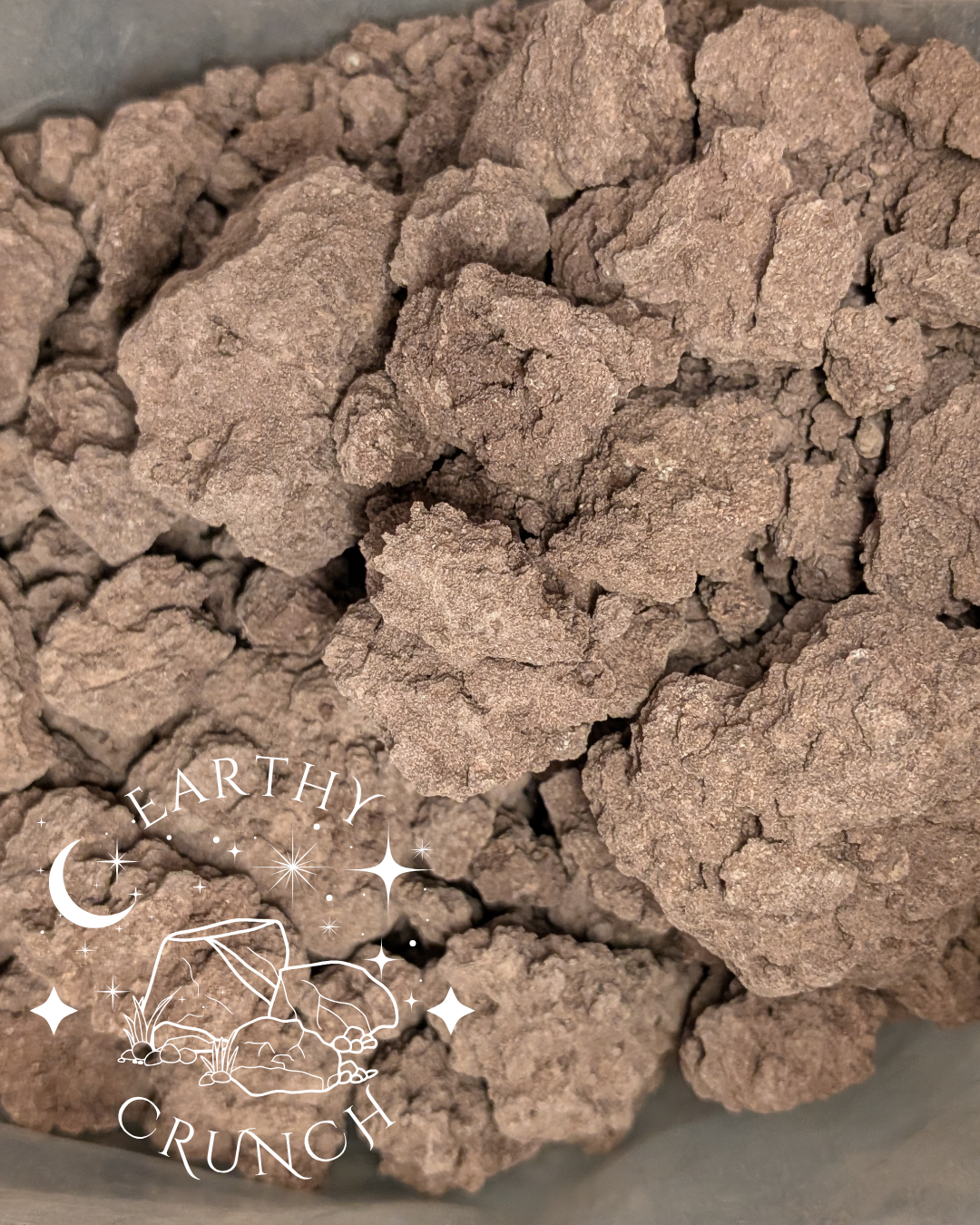 Purple Hills - Hand-foraged Chocolate-like earthy American Clay/ Dirt