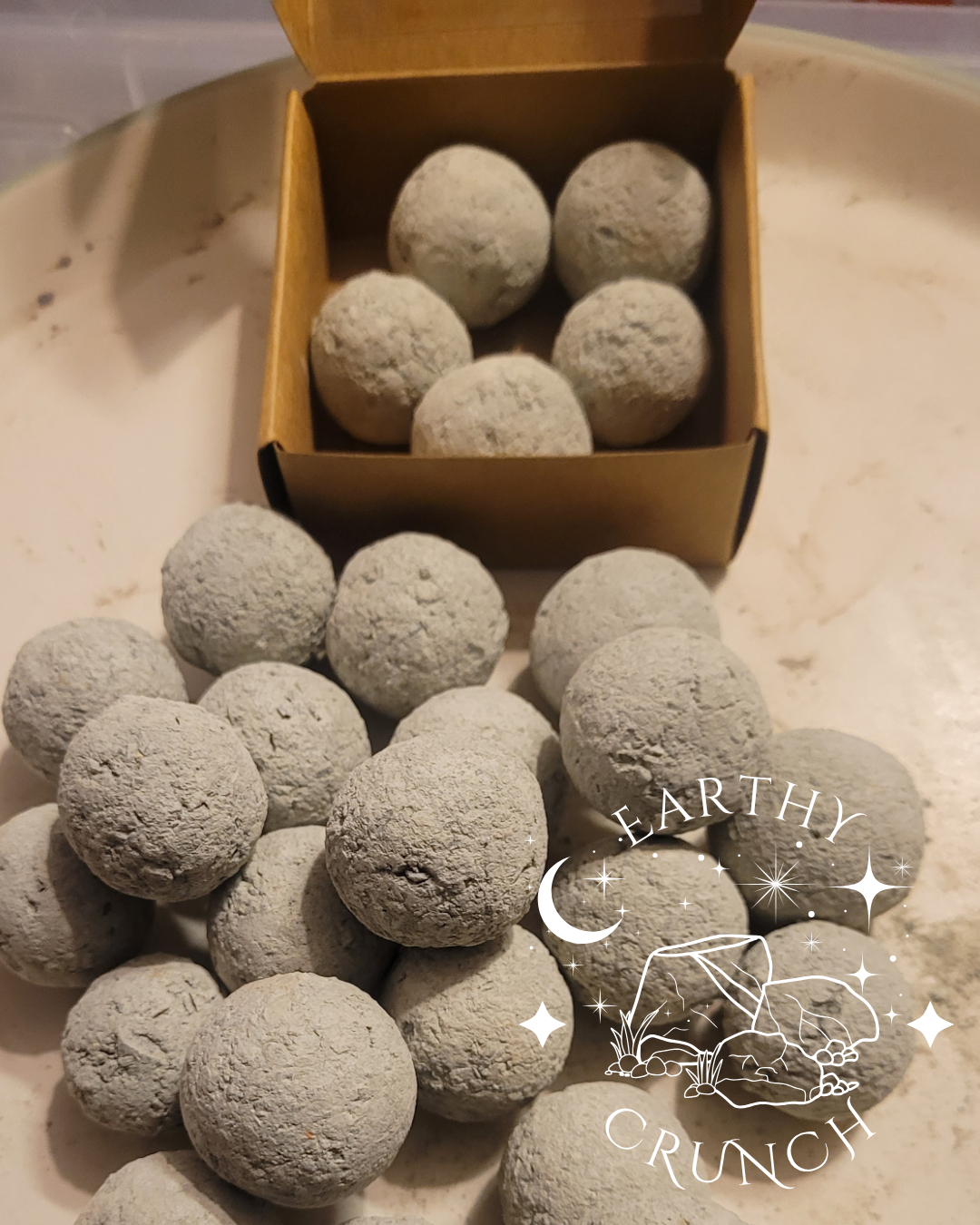 Green Clay Balls (x5) - Edible clay treats for Pica
