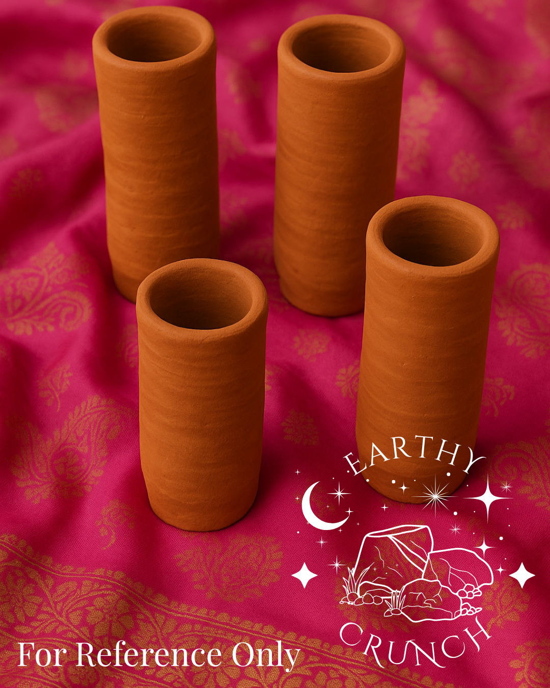 Indian Terracotta Rolled Clay Pots - Clay pots for Pica