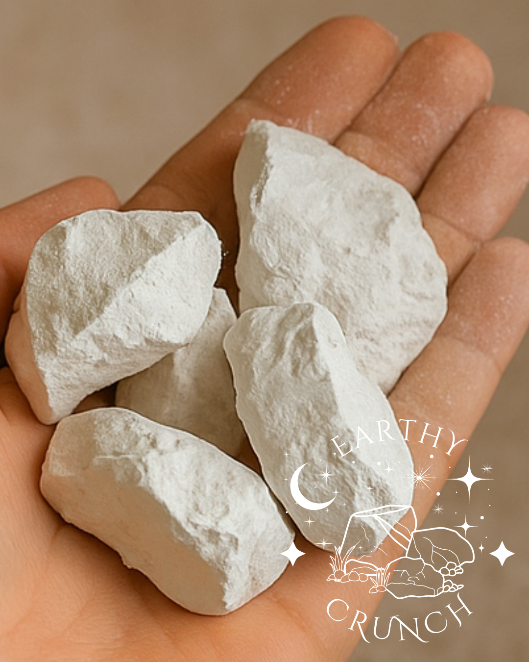 West African Kaolin Clay or Chalk (410g) - Edible clay for Pica