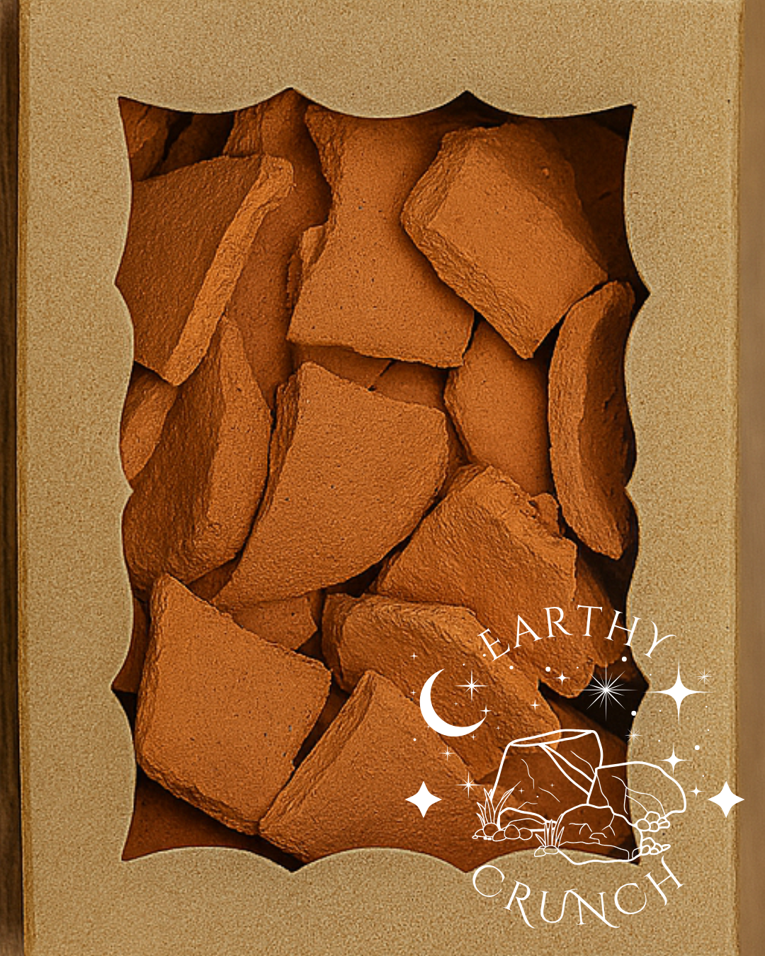 Terracotta Tumbles - Mixed Indian Terracotta Chips (400g) - Edible clay pots for Pica