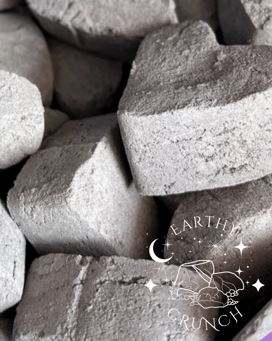 Dryfruit Black Hearts (75g) - Edible clay treats for Pica