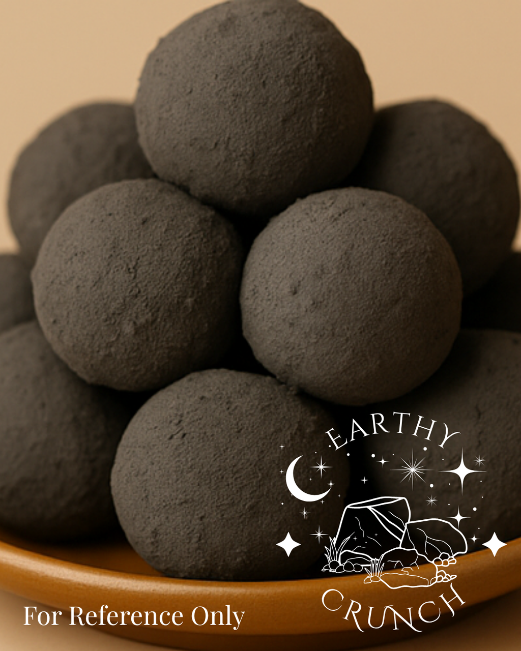 Black Candy Cracker Balls (290g) - Edible clay treats for Pica
