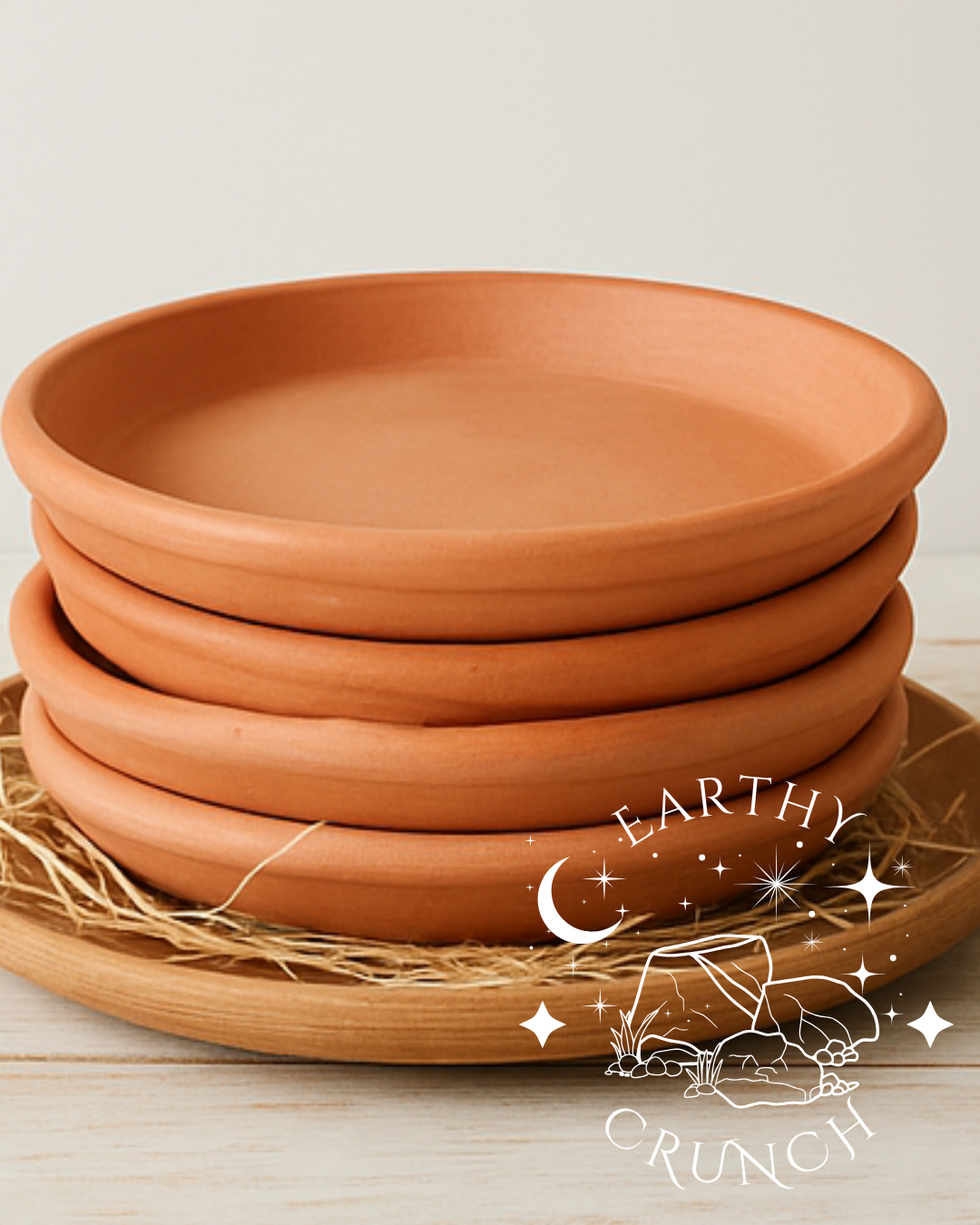 Large Indian Terracotta Saucers (250g) - Edible terracotta for Pica