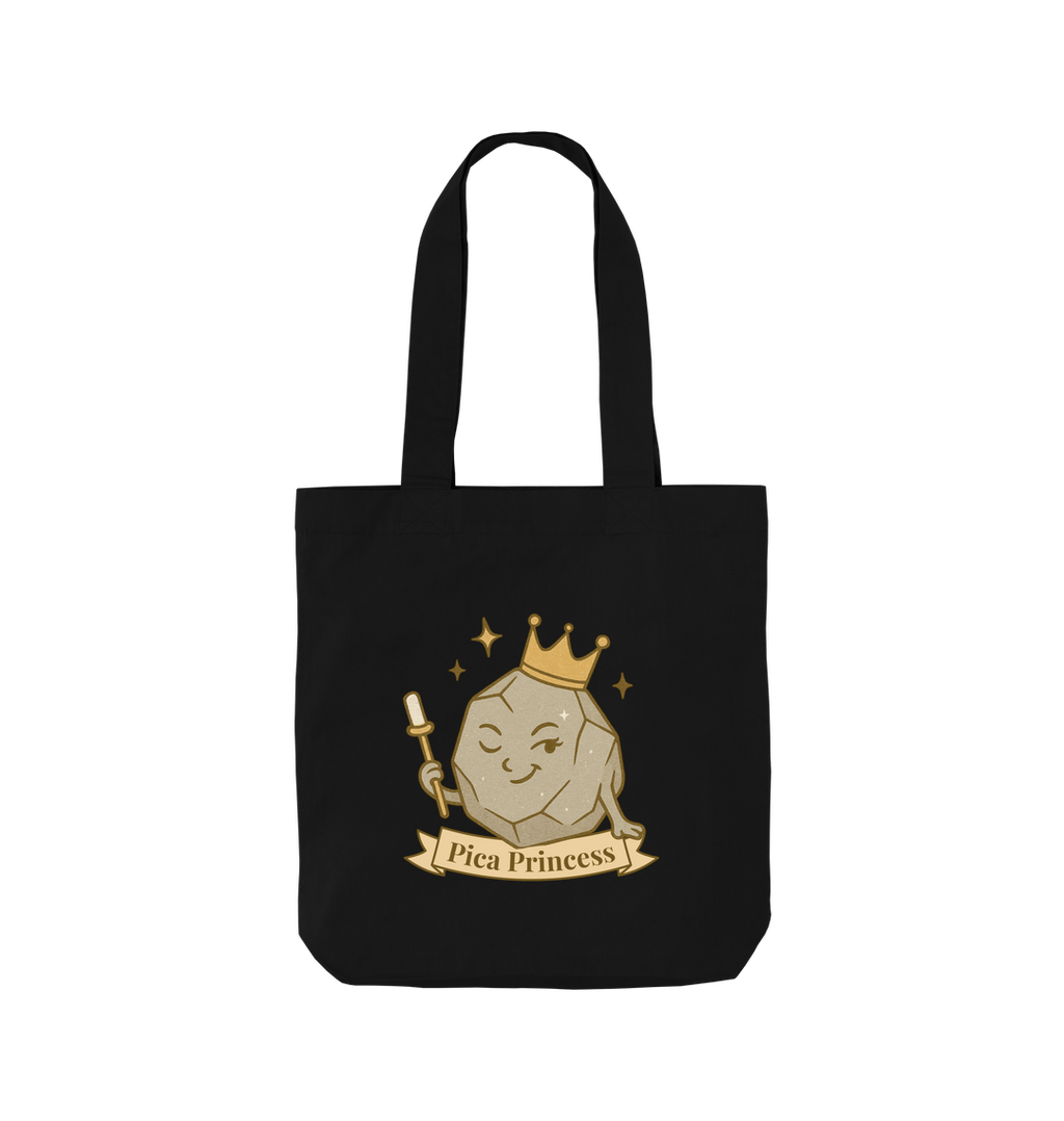Black Printed Bag