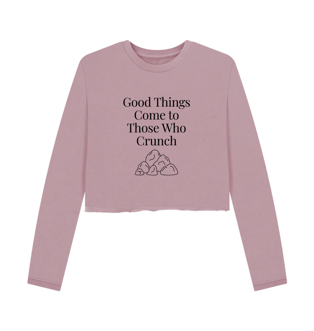 Mauve Printed Boxy Jumpers