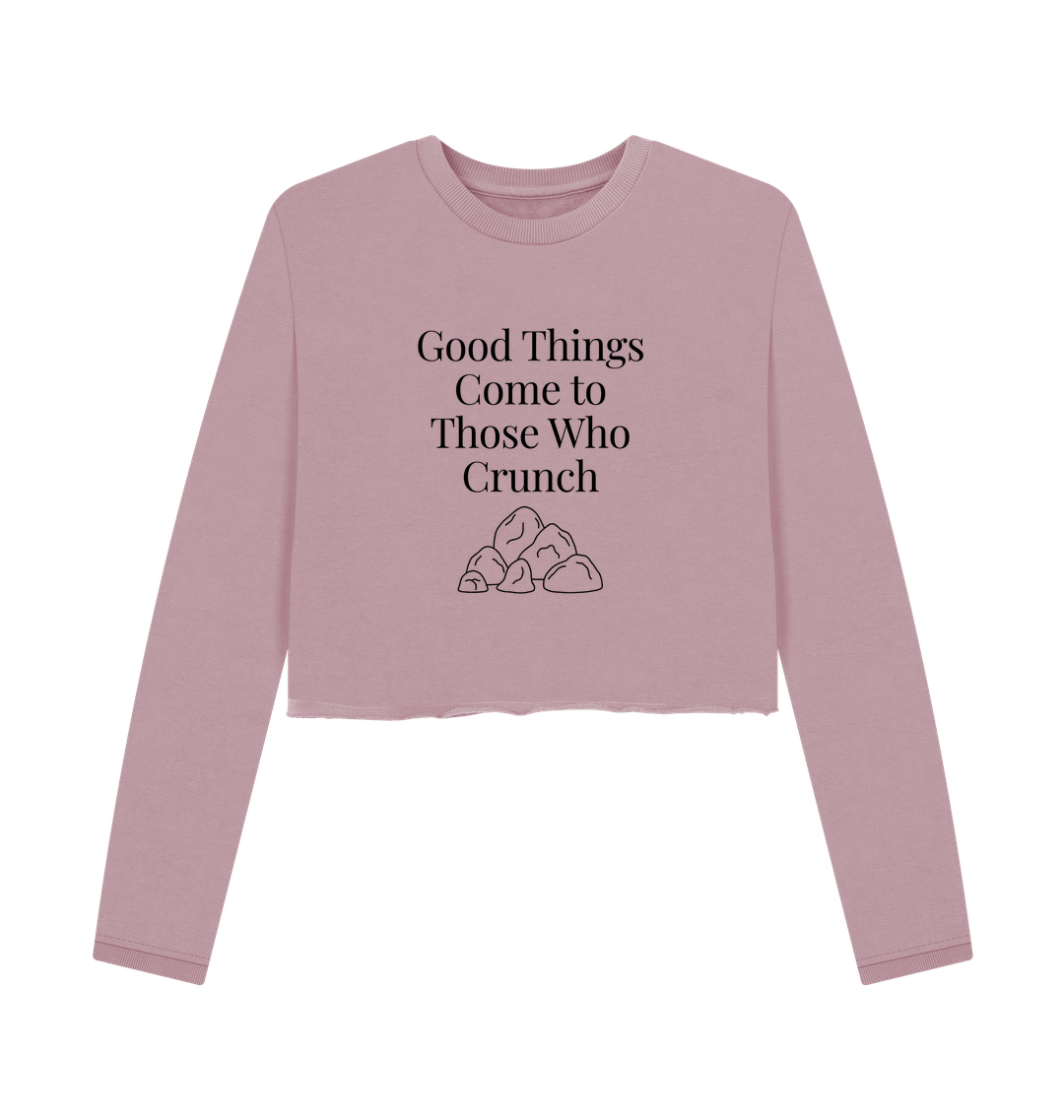 Mauve Printed Boxy Jumpers