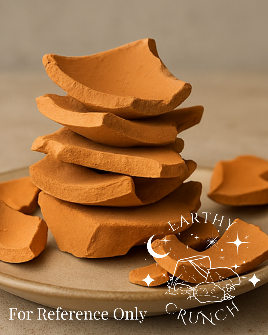 Soft Mexican Mini Clay Pots (Mini Crujientes De Barro) - Broken Chips - Mexican terracotta (barro) clay pots for Pica/Geophagia