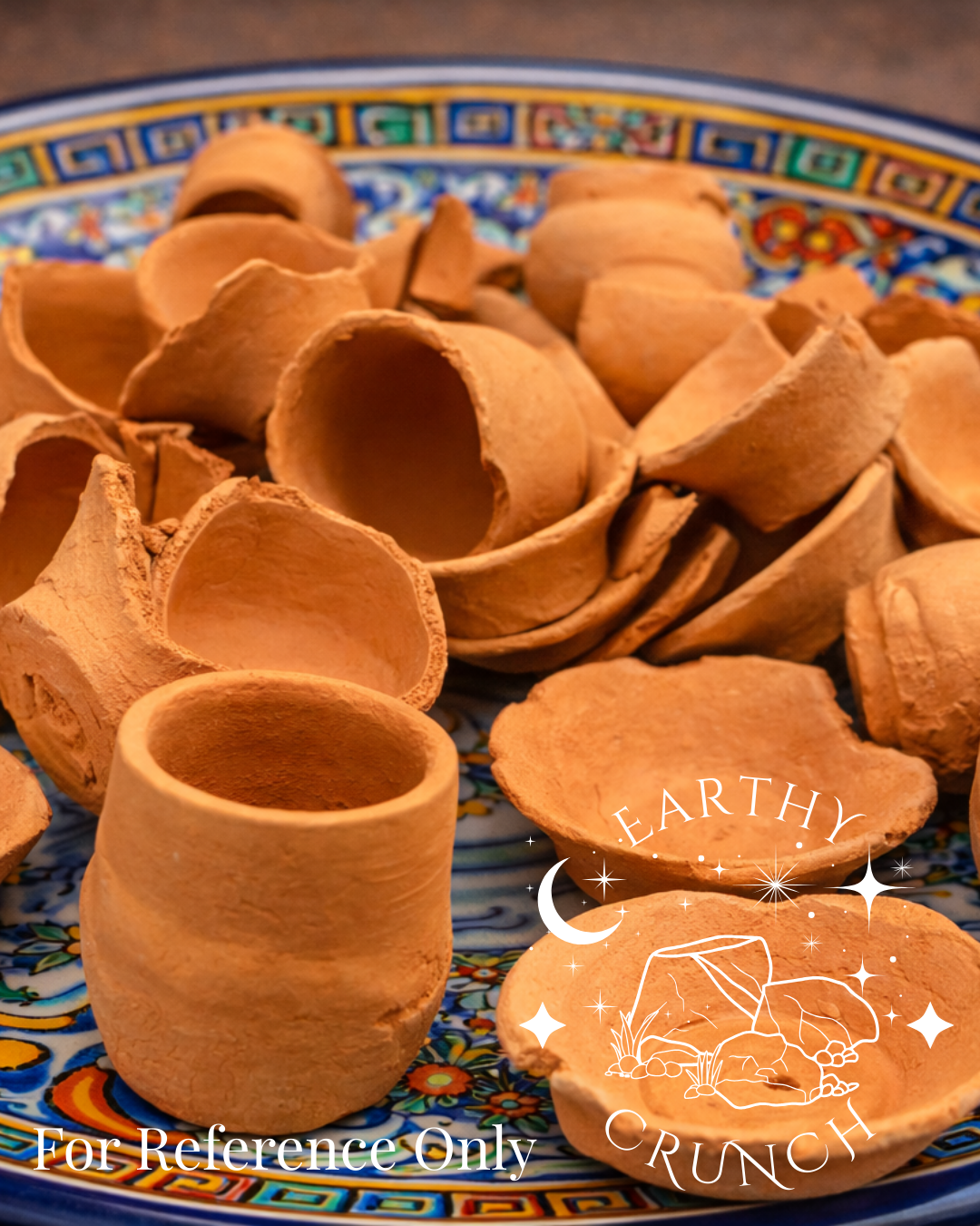 Soft Mexican Mini Clay Pots (Crujientes De Barro)- Mexican terracotta (barro) clay pots for Pica/Geophagia