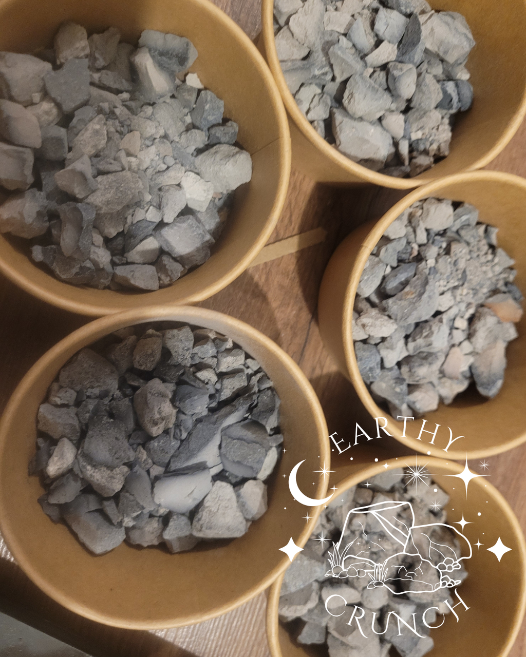 Blackhall and Blackstar Clay Powdery crumbs - Smoky Indian Clays