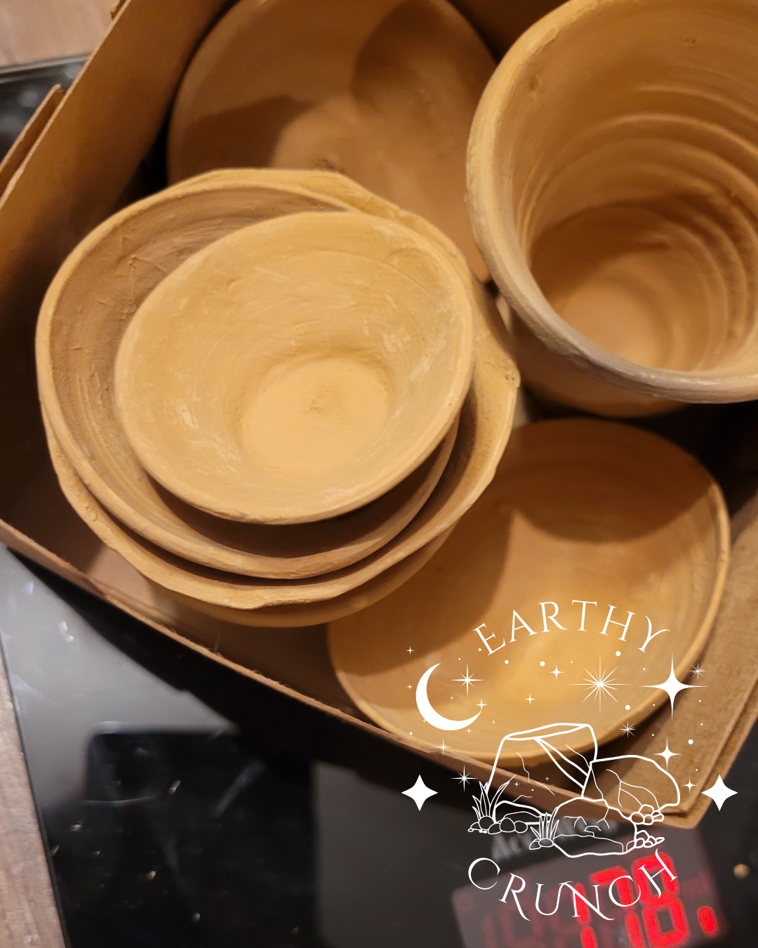 Assorted Indian Terracotta Clay Pots (Whole) - Clay pots for Pica/ Geophagia