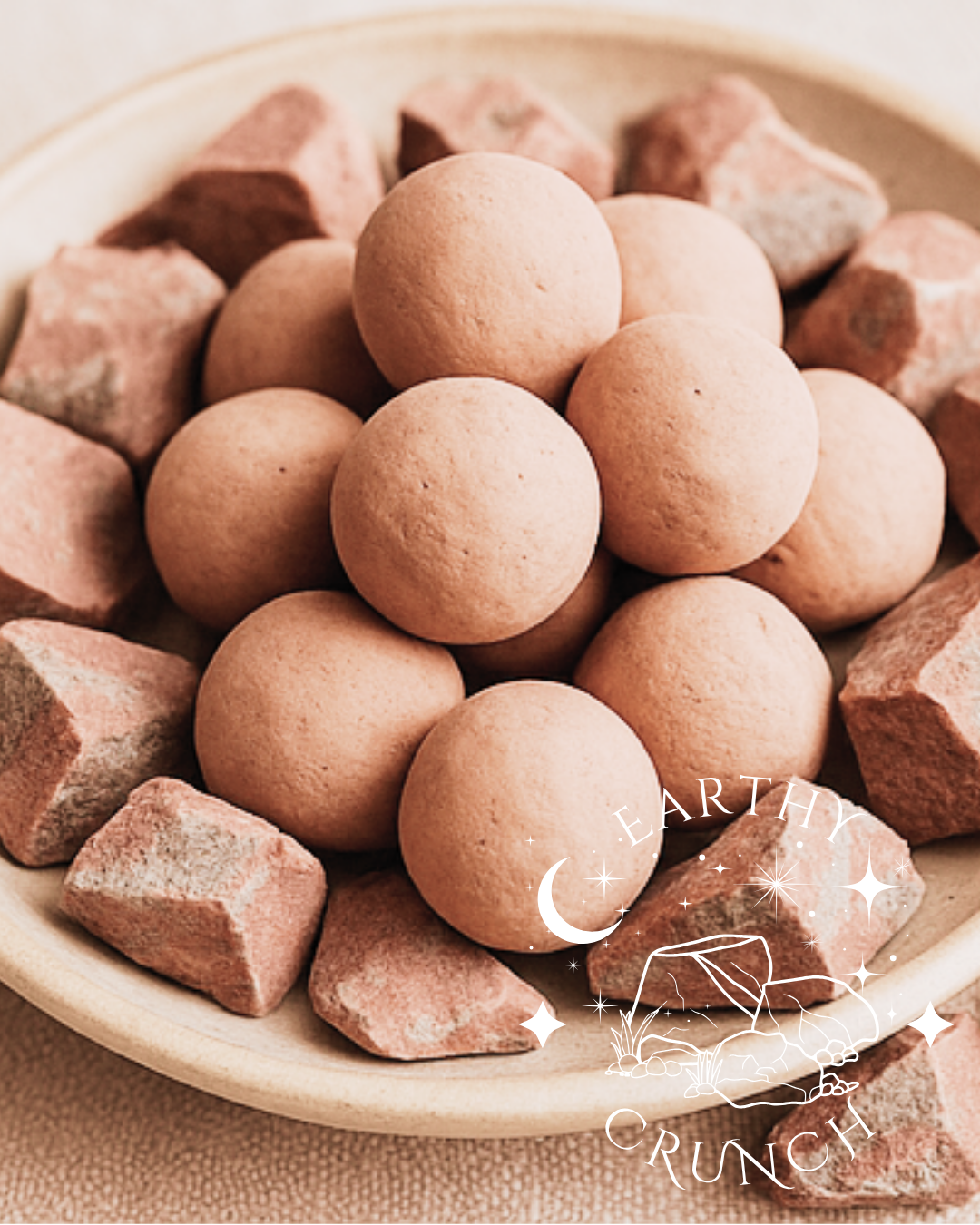 Pink Laddoo Balls (75g) - Edible clay treats for Pica