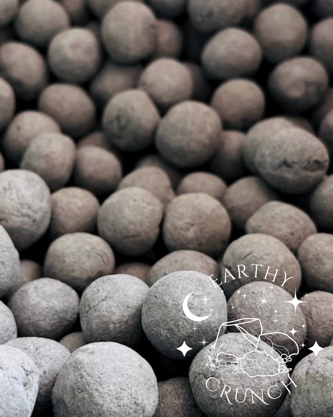 Black Clay Gems (75g) - Edible clay treats for Pica