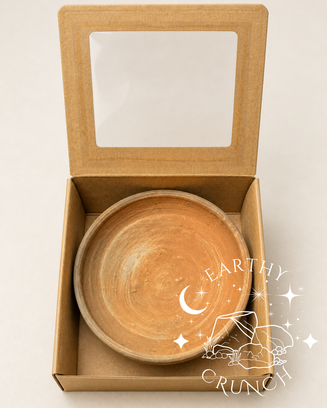 Large Indian Brown Terracotta Saucers -Earthy Indian Terracotta