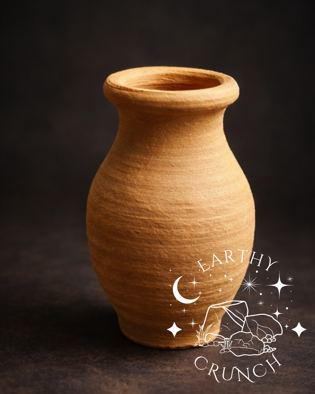 Indian Brown Terracotta Shree Clay Pots (x2) - Terracotta Clay Pots for Pica/ Geophagia