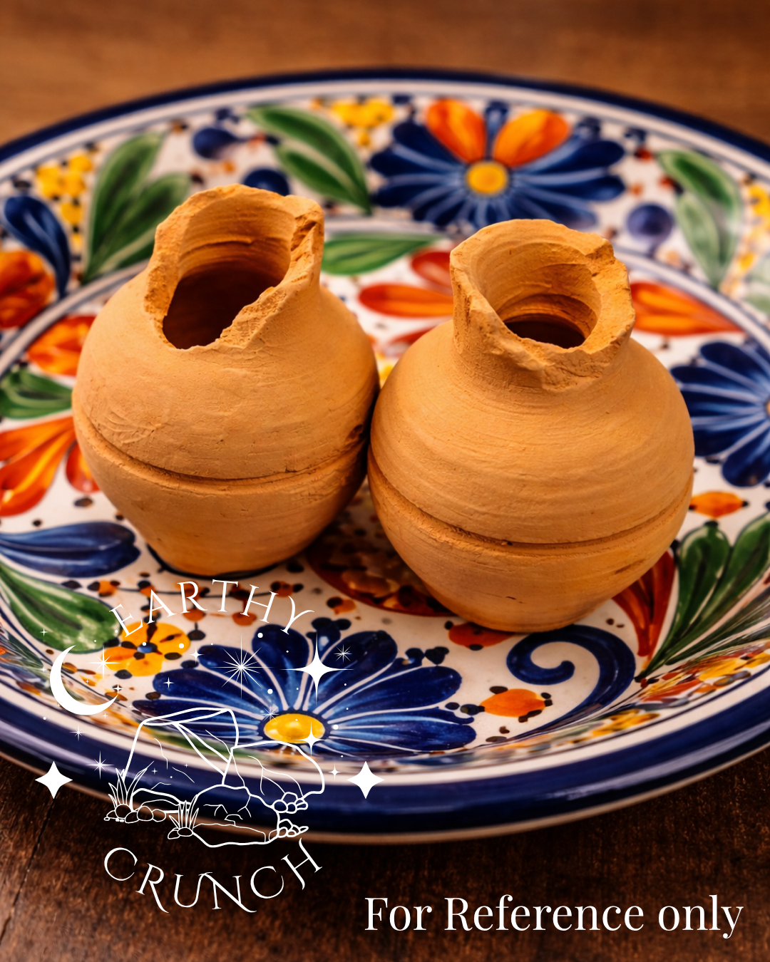 Mexican Cantarito Clay Pots (Whole) - Barrito Pedaceria de Cantarito - Mexican terracotta clay pots