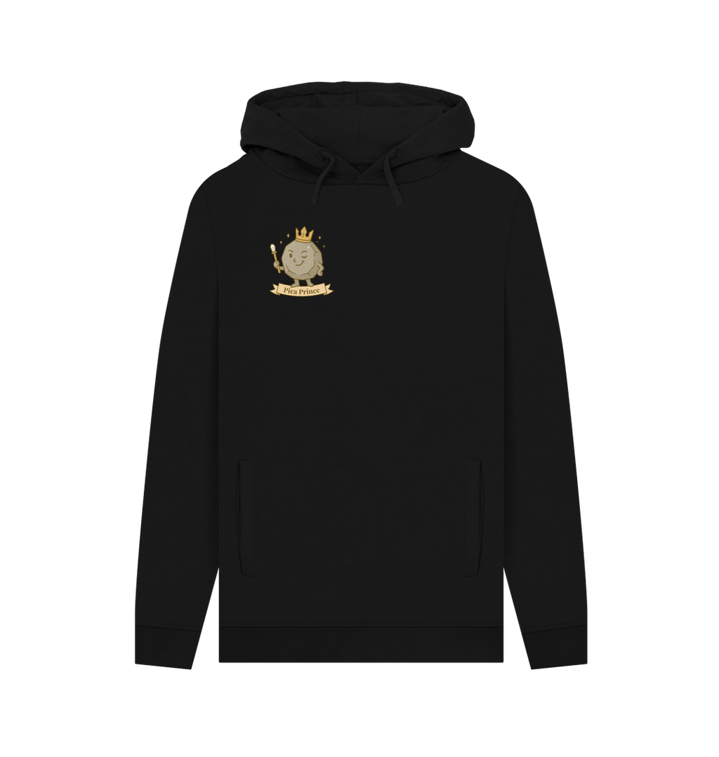 Black Printed Hoody