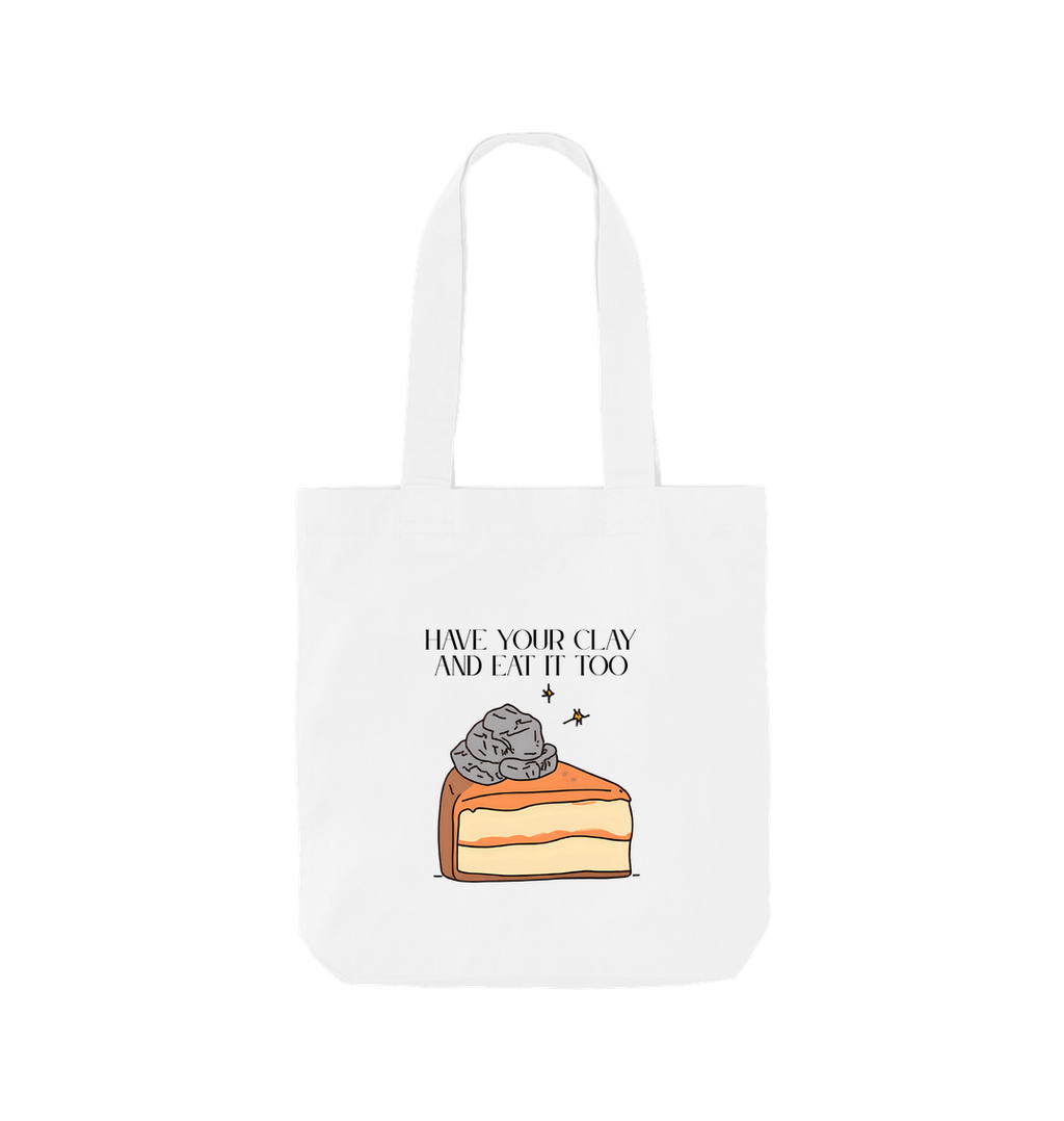 White Printed Bag