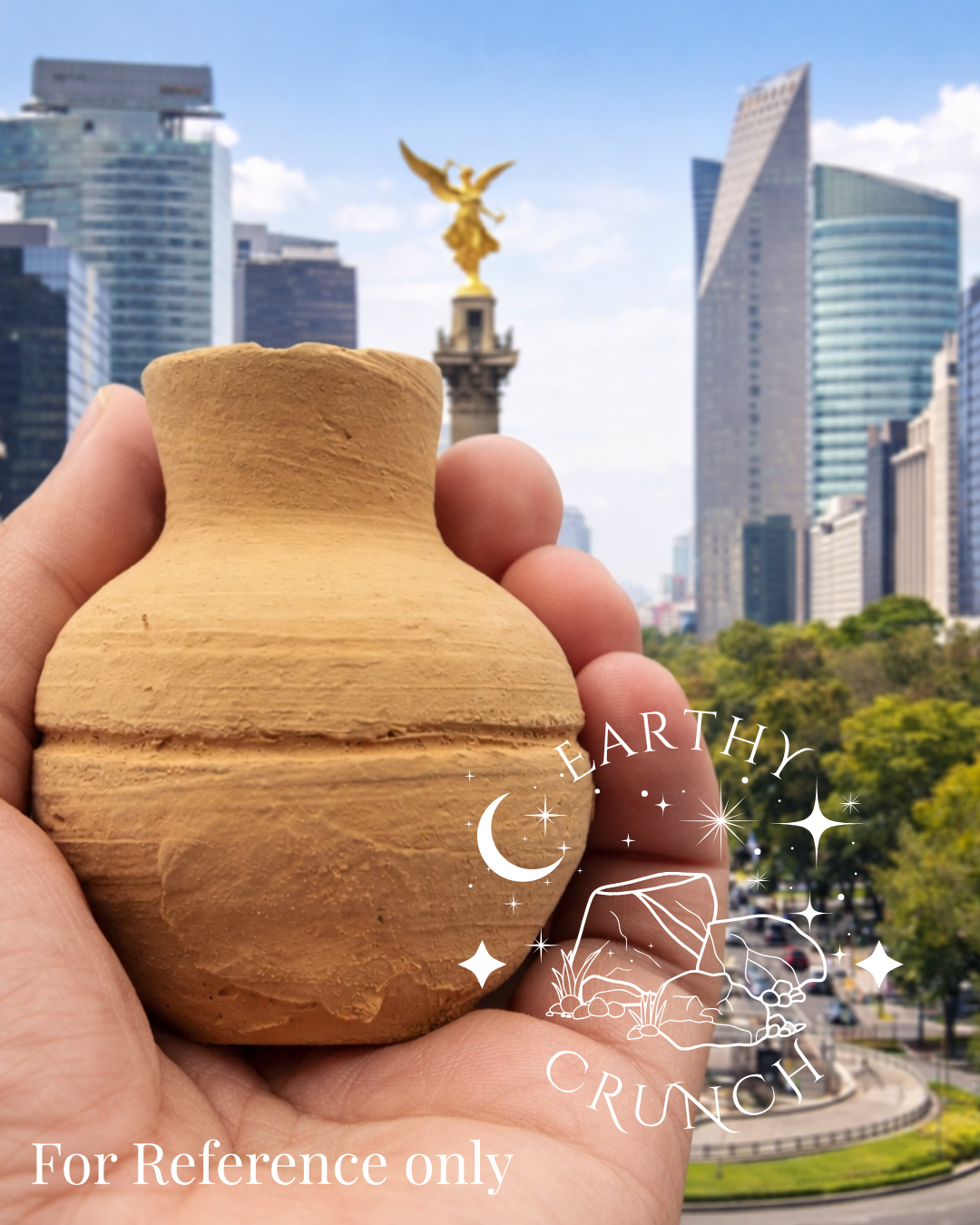 Mexican Cantarito Clay Pots (Whole) - Barrito Pedaceria de Cantarito - Mexican terracotta clay pots