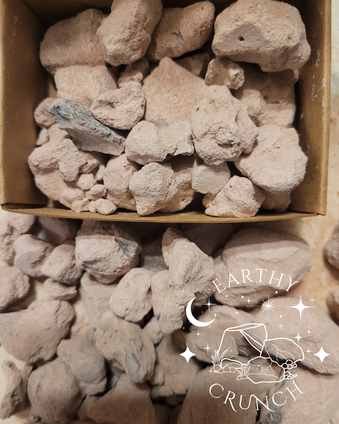 Pink Nakumatt coated in Rose Clay (125g) - Exclusive edible clay treats for Pica