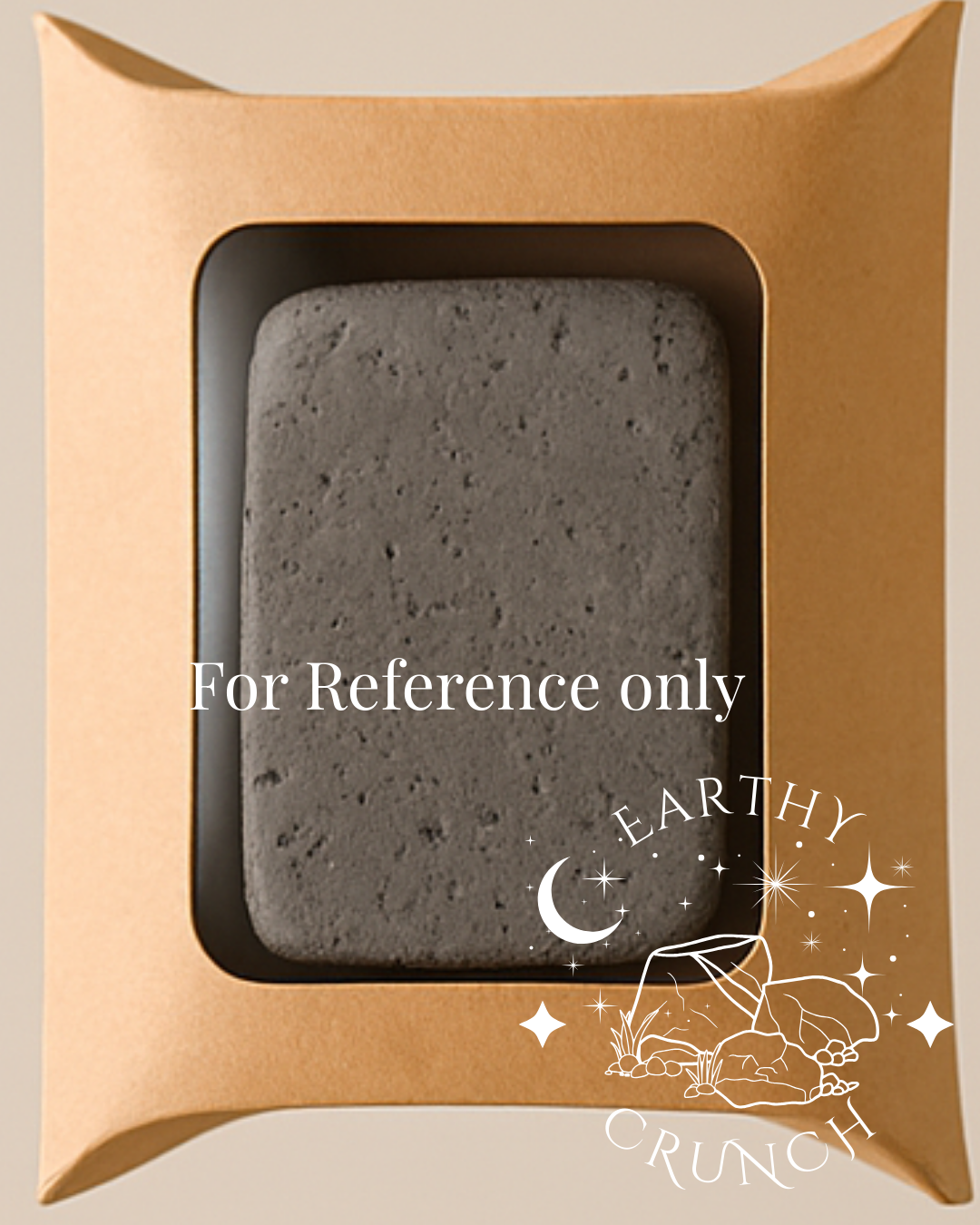 Black Candy Cracker Cookies (95g) - Edible clay treats for Pica