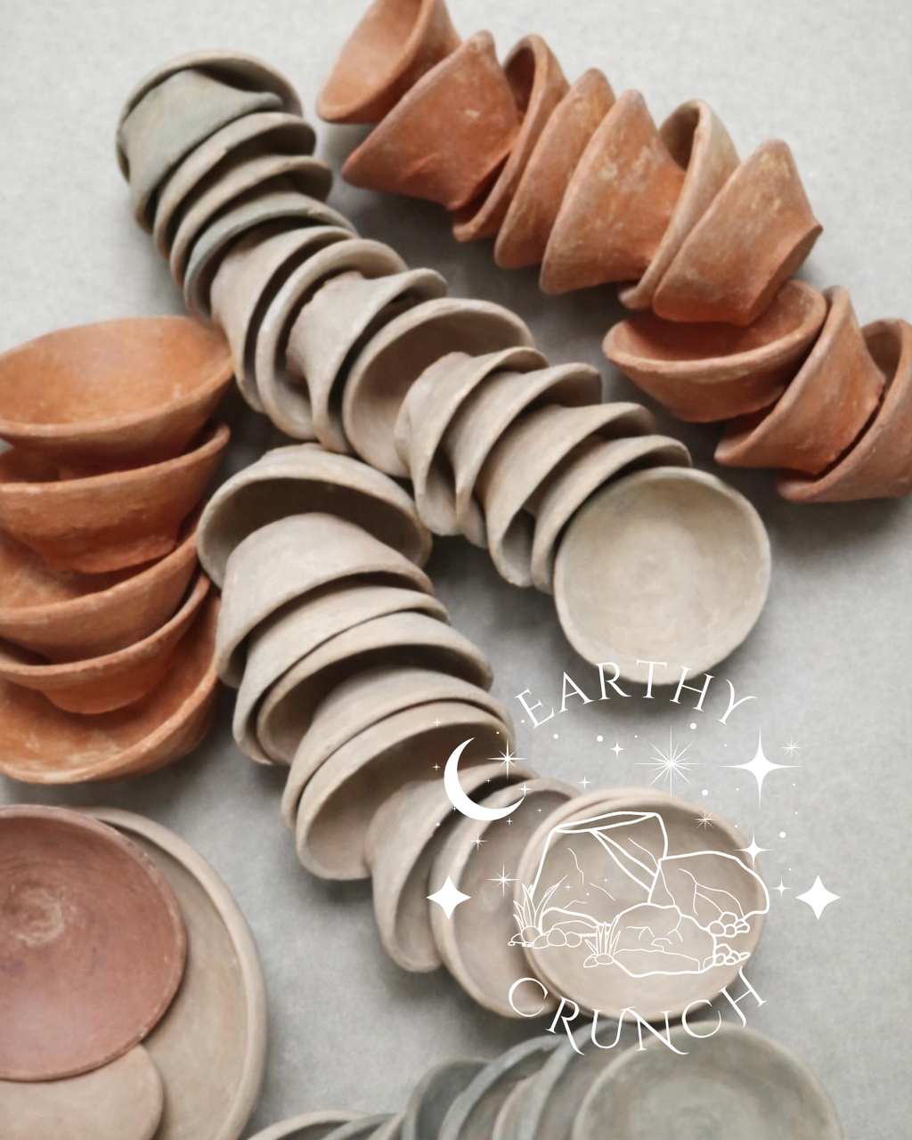 Filled Mini Terracotta Clay Cups and Diyas - COMING SOON