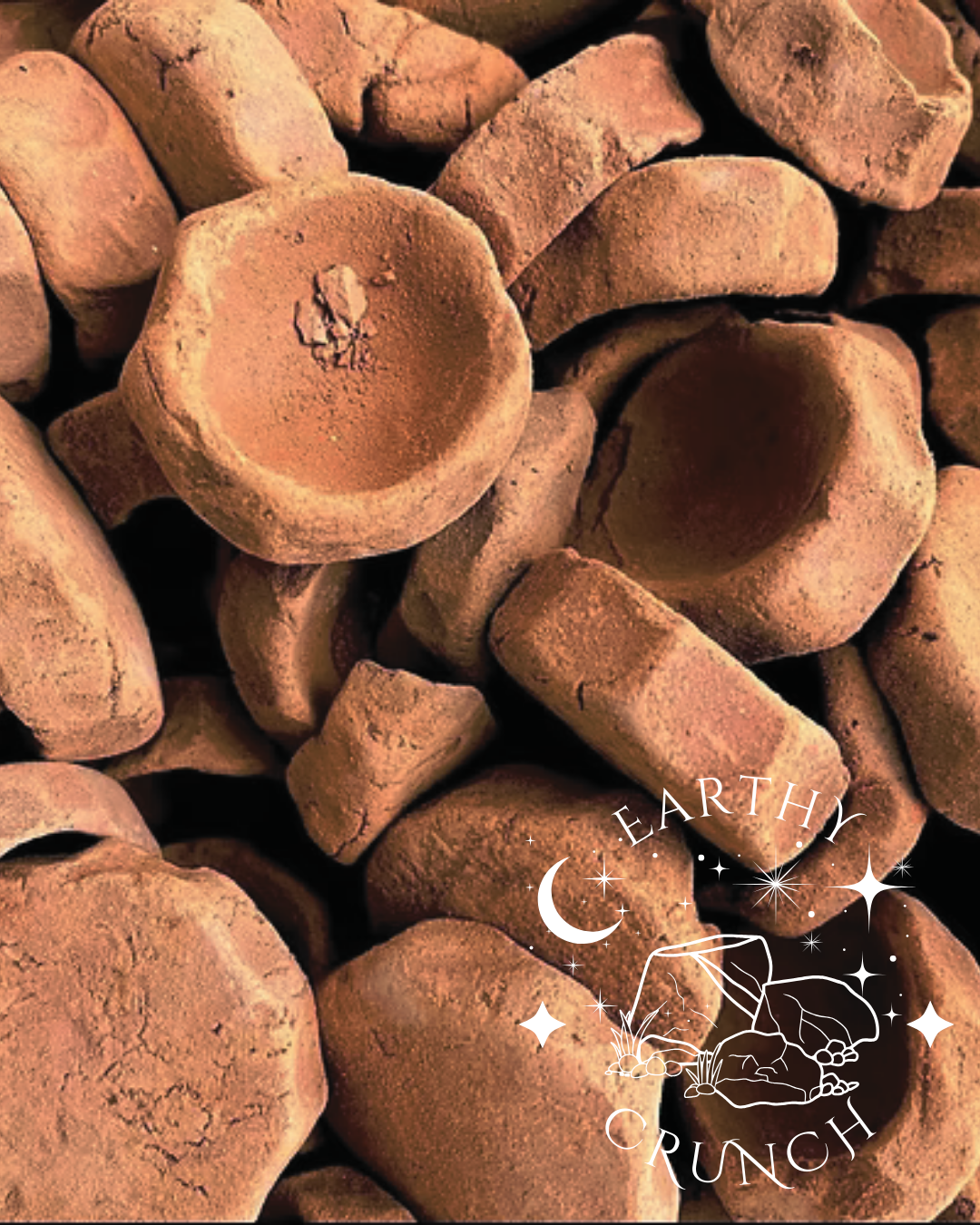 Indian Mini Hand-rolled Clay Pots - Terracotta for Pica/ Geophagia