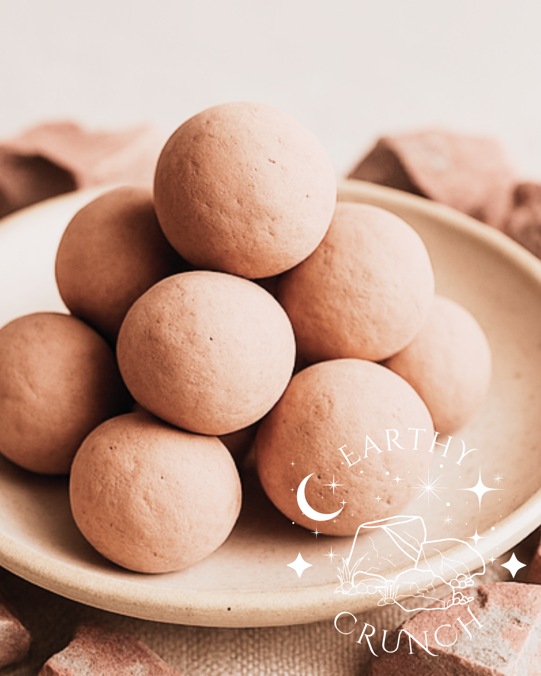 Pink Laddoo Balls (75g) - Edible clay treats for Pica