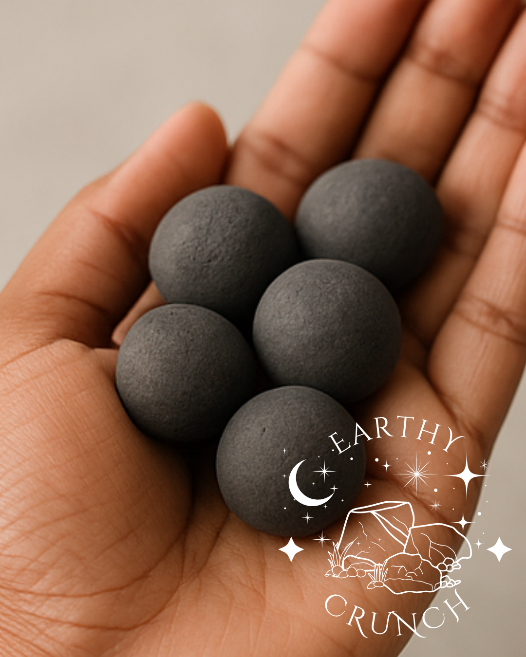 Black Candy Balls- Edible clay treats for Pica