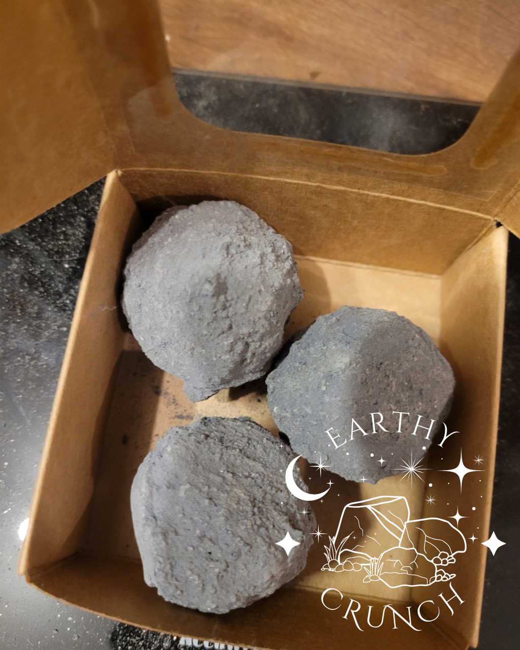 Black Barbecue Balls (Black Nakumatt Balls) - Smoky Clay treats for Pica/ Geophagia