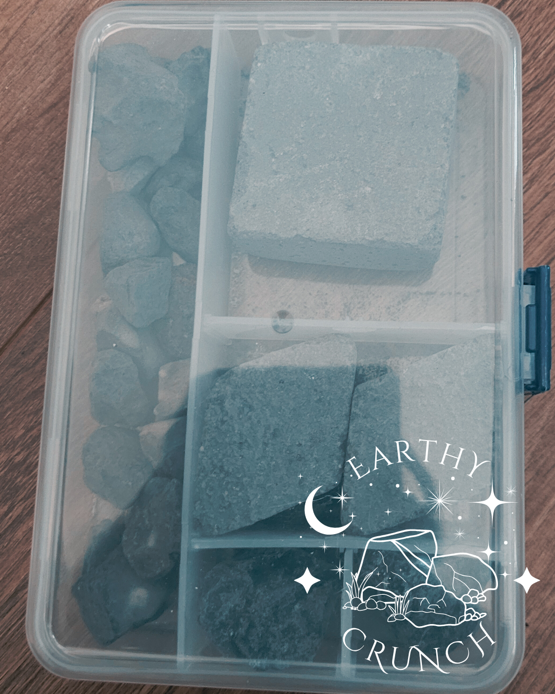 All Blacks Clay Experience - Mini Sampler (265g) - Stash Box included - Edible clay for Pica