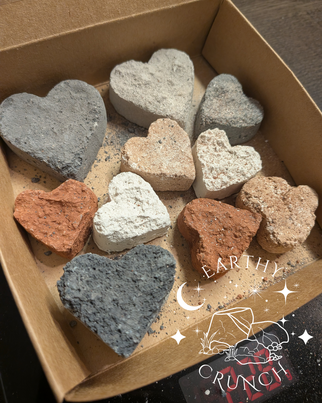The Love Notes Collection  – Heart-shaped Clay Treats for Pica/Geophagia
