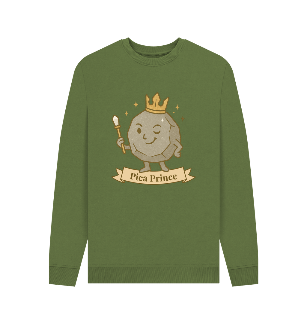 Khaki Printed Sweater