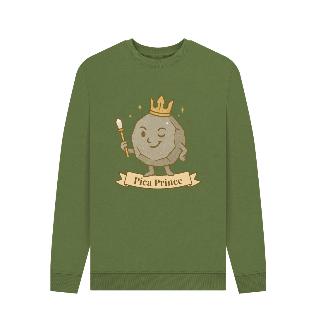 Khaki Printed Sweater