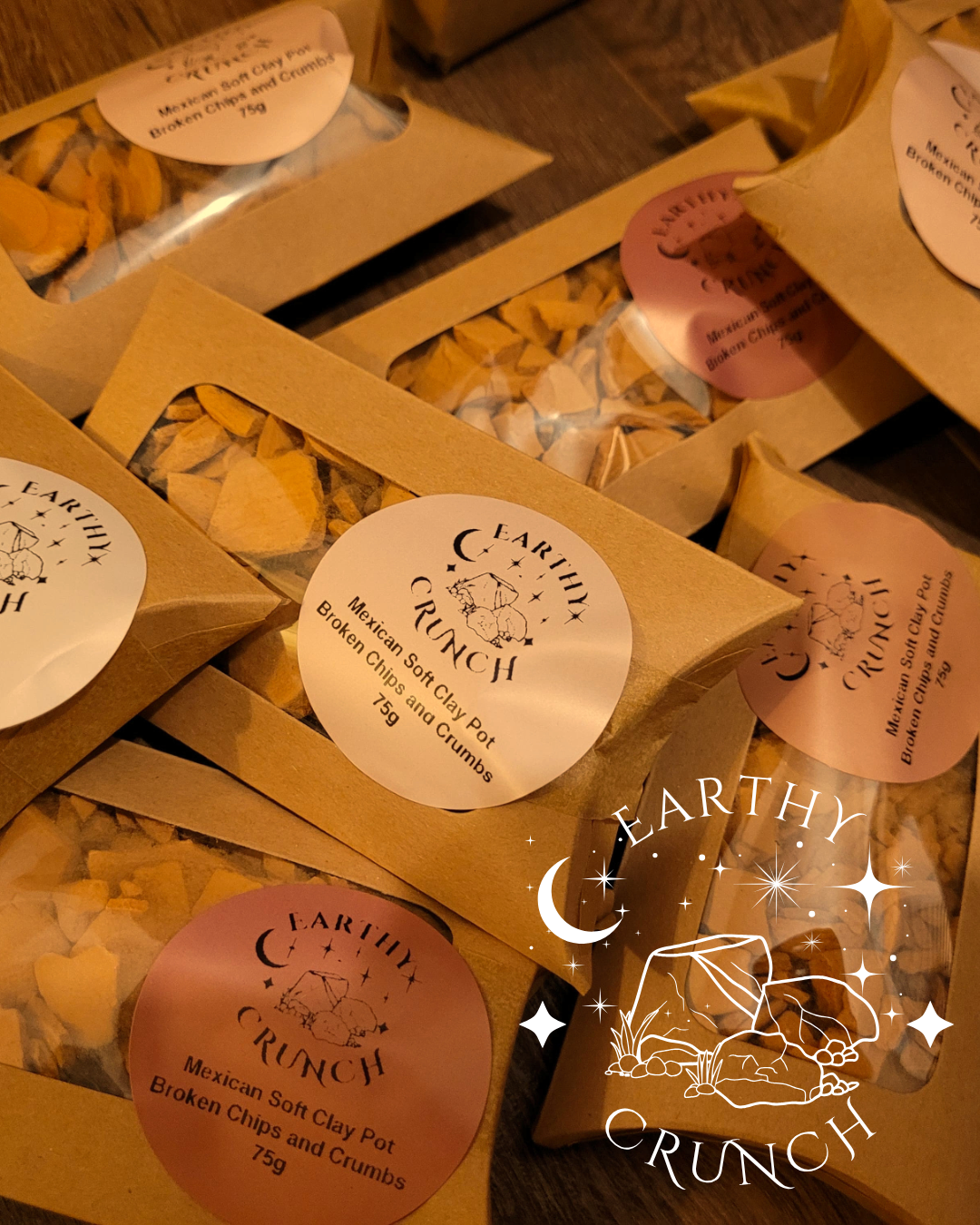 Soft Mexican Clay Pot Crumbs (75g)- Edible clay pots for Pica