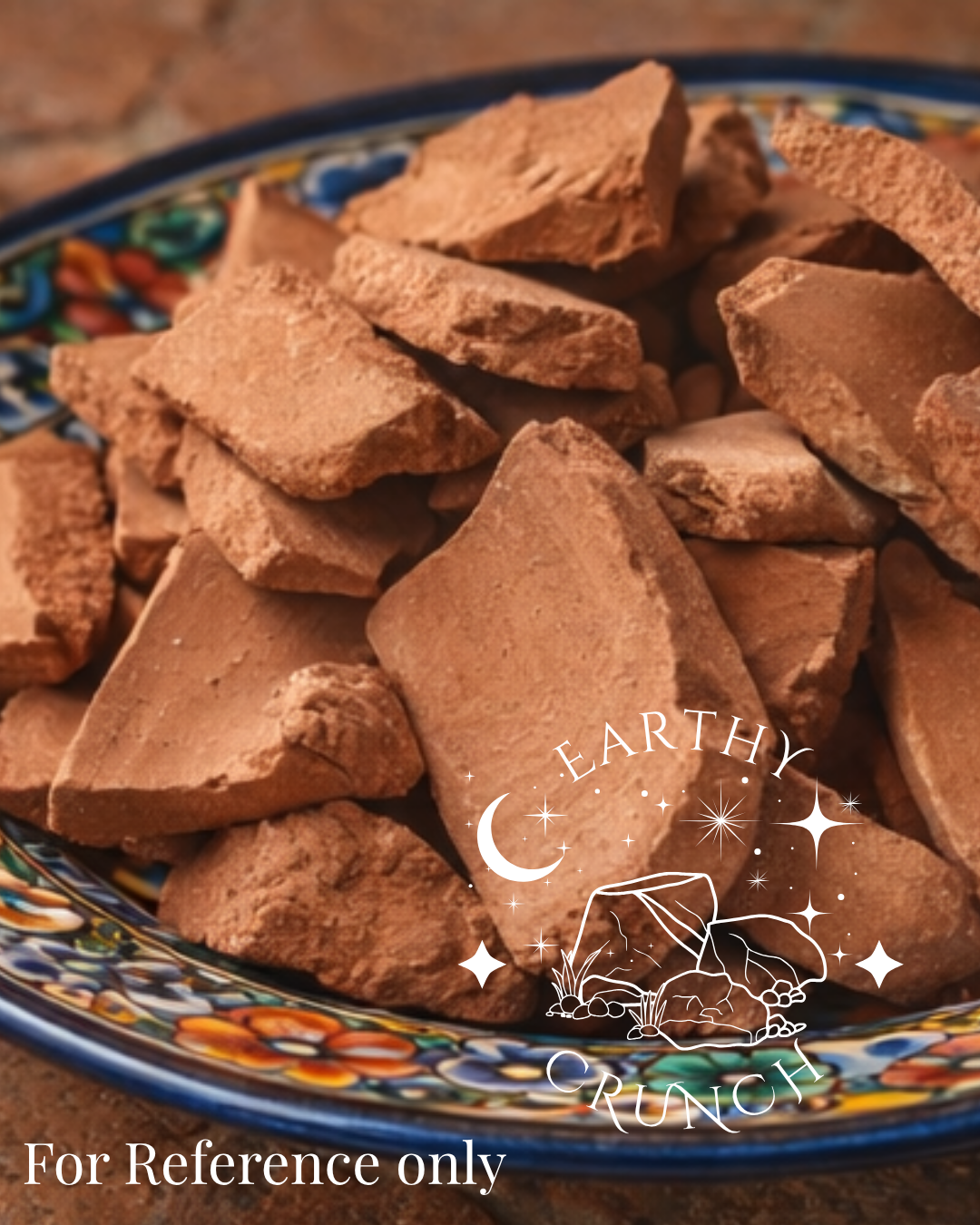 Mexican Cantarito Clay Pots (Broken Chips) - Barrito Pedaceria de Cantarito - Edible Mexican terracotta clay pots for Pica/Geophagia