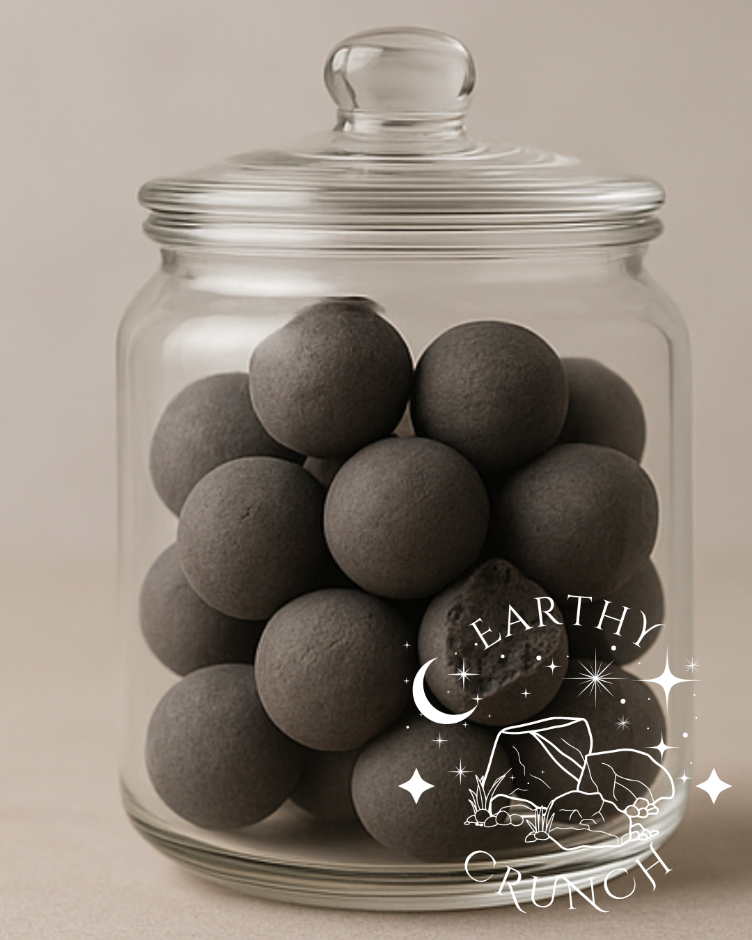 Black Candy Balls- Edible clay treats for Pica