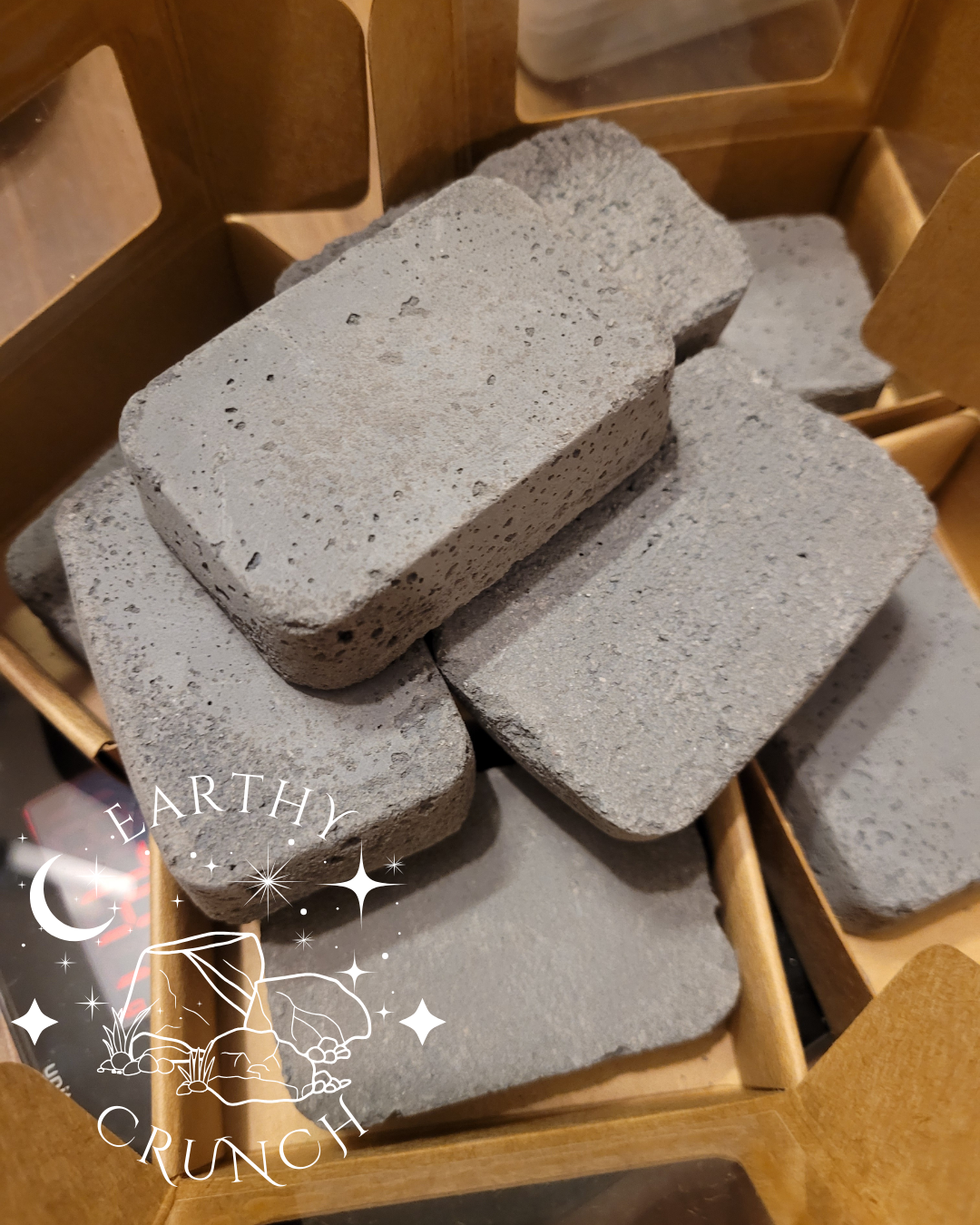 Alistair's Black Smoke Cookies - Clay treats for Pica/Geophagia