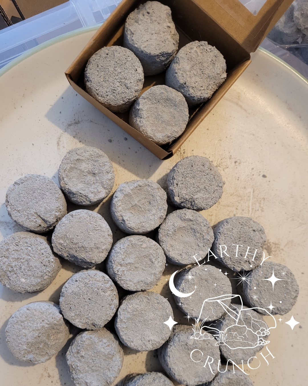 "All Greys" Treats (x4) - Edible clay treats for Pica